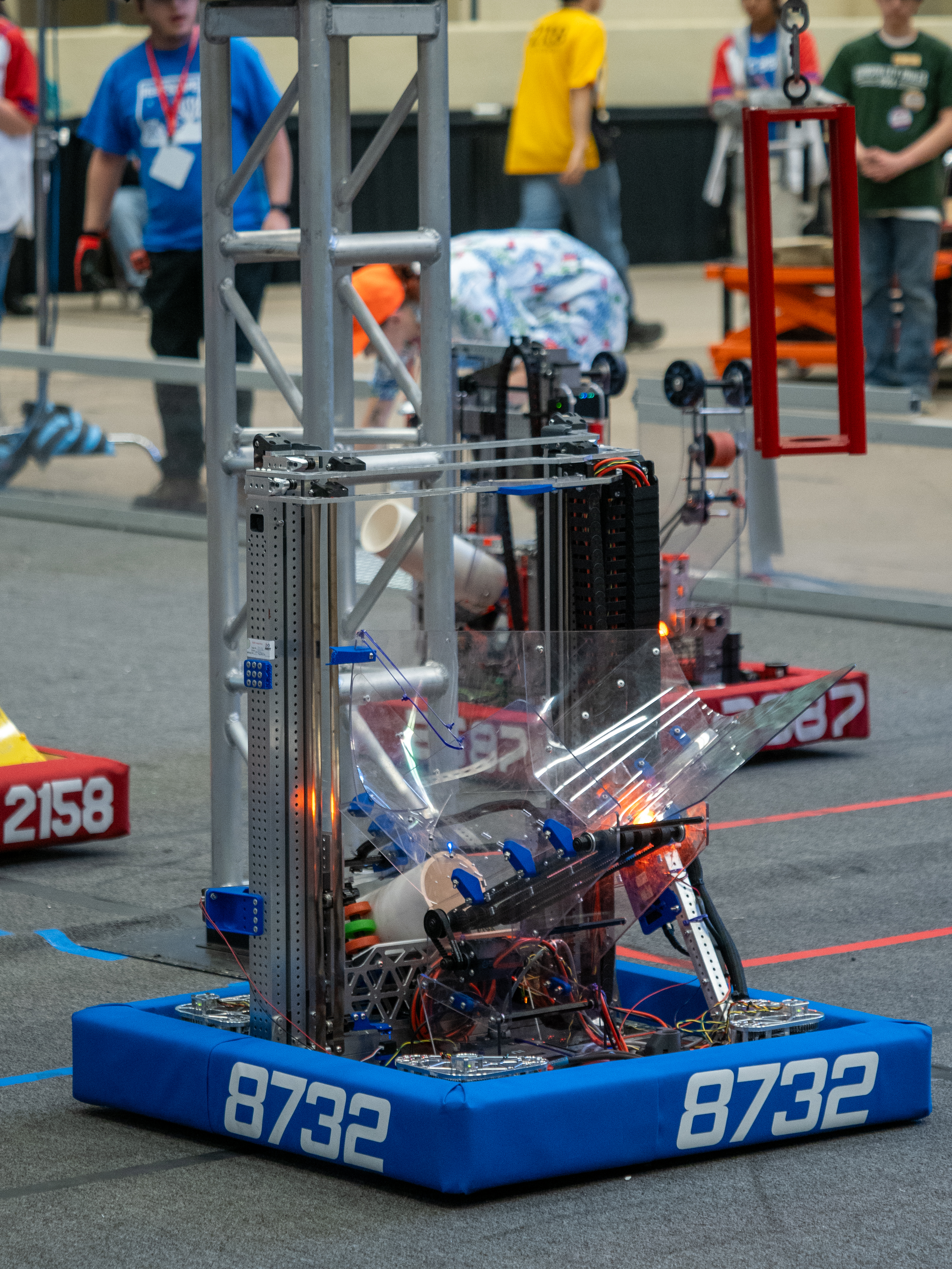 ByteForce robot at competition